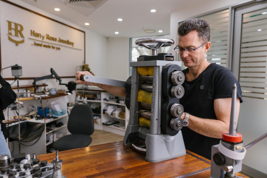 Custom jewellery ring necklace design canberra